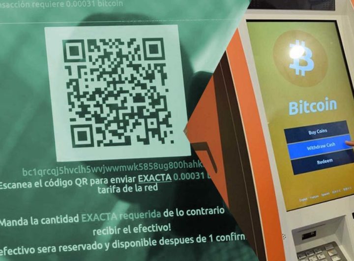 Bitcoin ATM machine withdraw cash