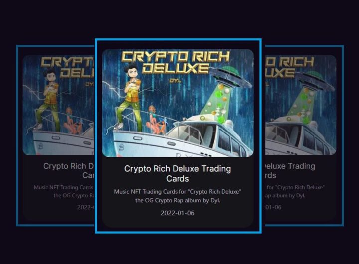 Crypto rich deluxe trading cards